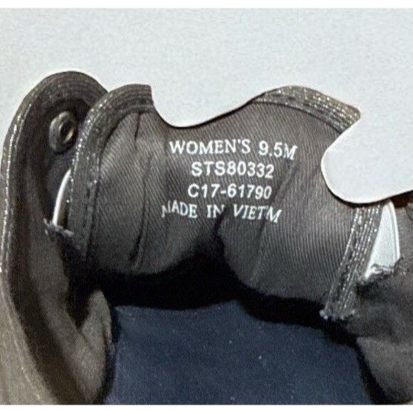 Sperry Top-Sider Shoes Women’s 9.5 Gray Canvas Slip On Sneakers Comfort Casual - Picture 7 of 9